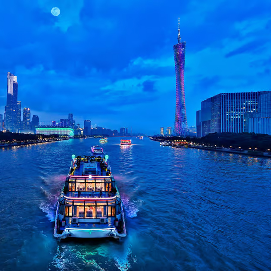 Guangzhou river skyline